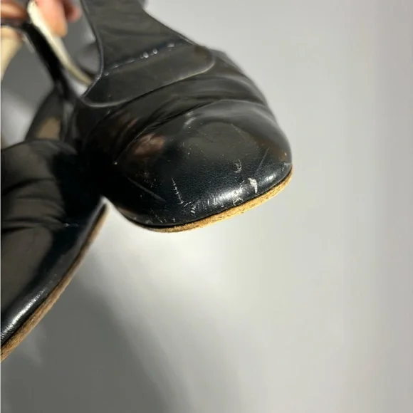 Eileen Fisher Fresco Organic Cotton Blend Textured Black Jacquard Pant Size 8 - Picture 3 of 8